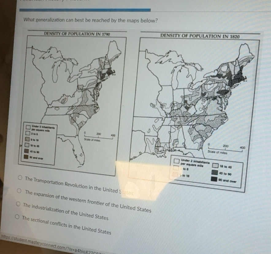 Solved: What generalization can best be reached by the maps below ...