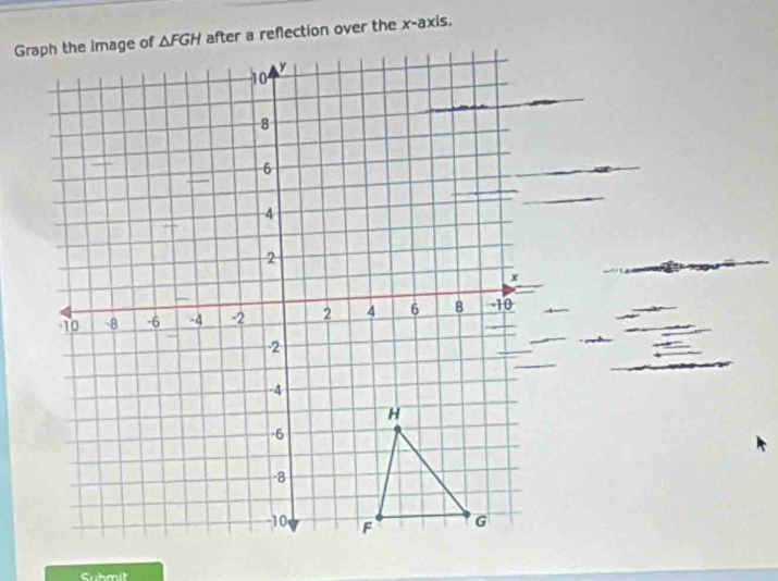 after a reflection over the x-axis.
Submit