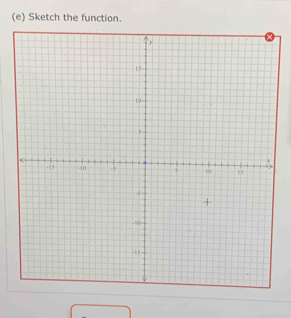 Sketch the function.