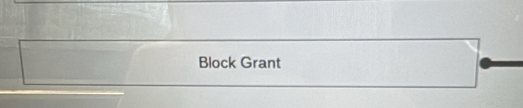 Block Grant