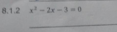 x^2-2x-3=0
_