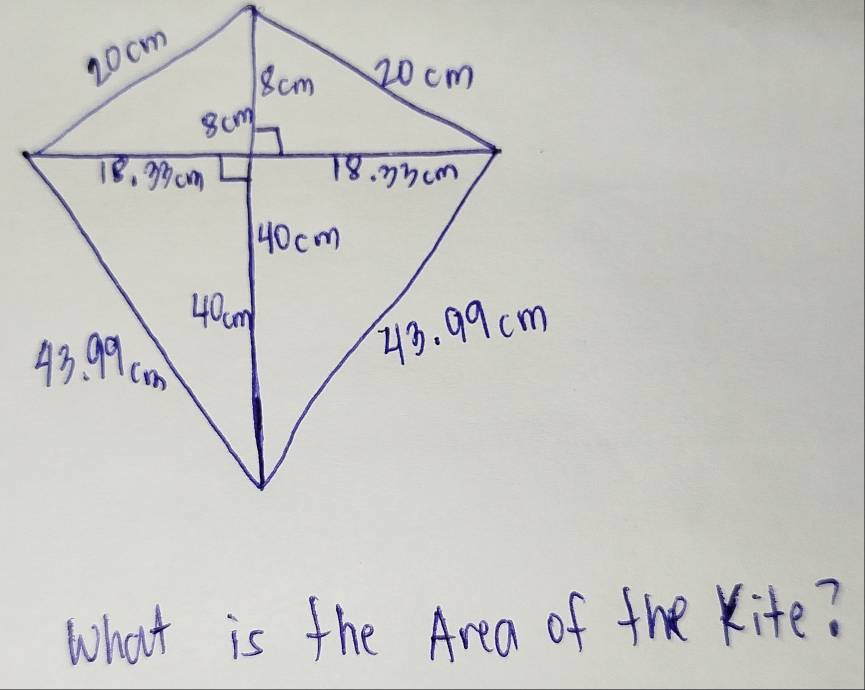 what is the Area of the Kite?