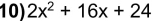 2x^2+16x+24