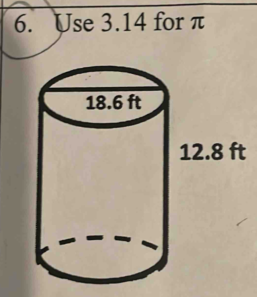 Use 3.14 for π
t