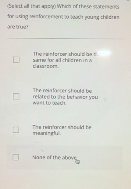 Solved: (Select all that apply) Which of these statements for using ...