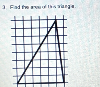 Find the area of this triangle.