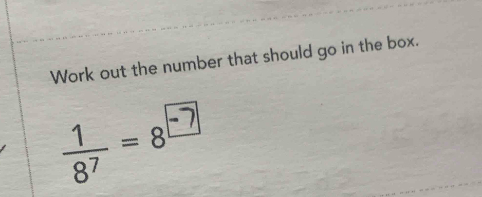 Work out the number that should go in the box.
♂ = 8