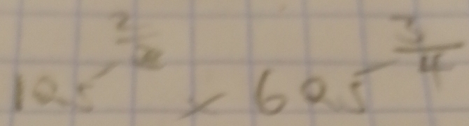 125^(frac 2)x=625^(frac 3)4