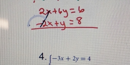 ∈t -3x+2y=4