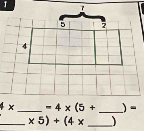 4*
_  =4* (5+ _  )=
a 
_ * 5)+(4* _ )