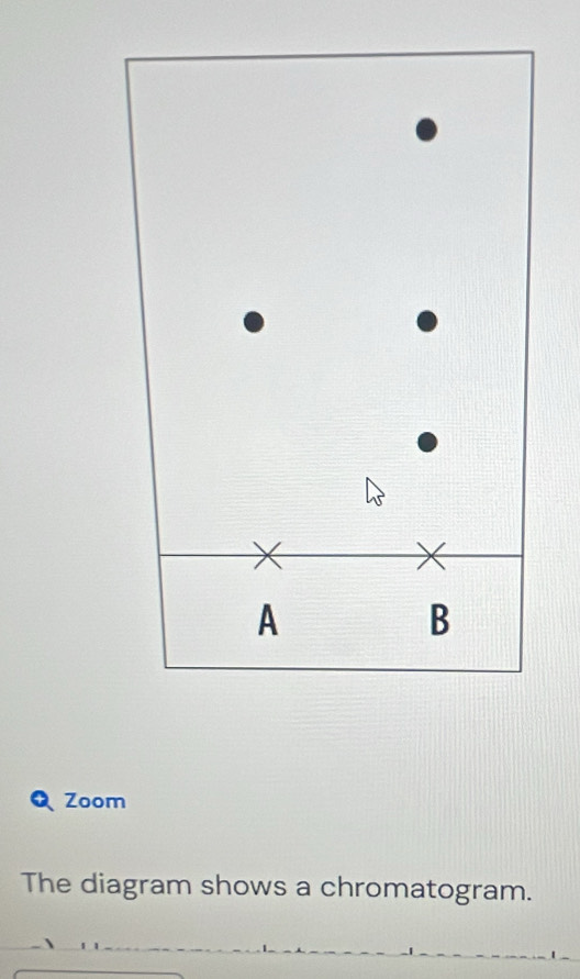 Zoom 
The diagram shows a chromatogram.