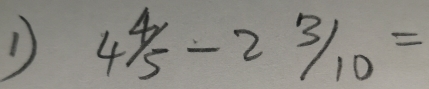 4^(4/_5-2^3/_10)=