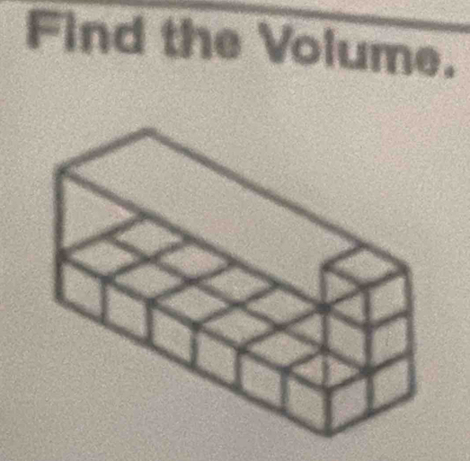 Find the Volume.