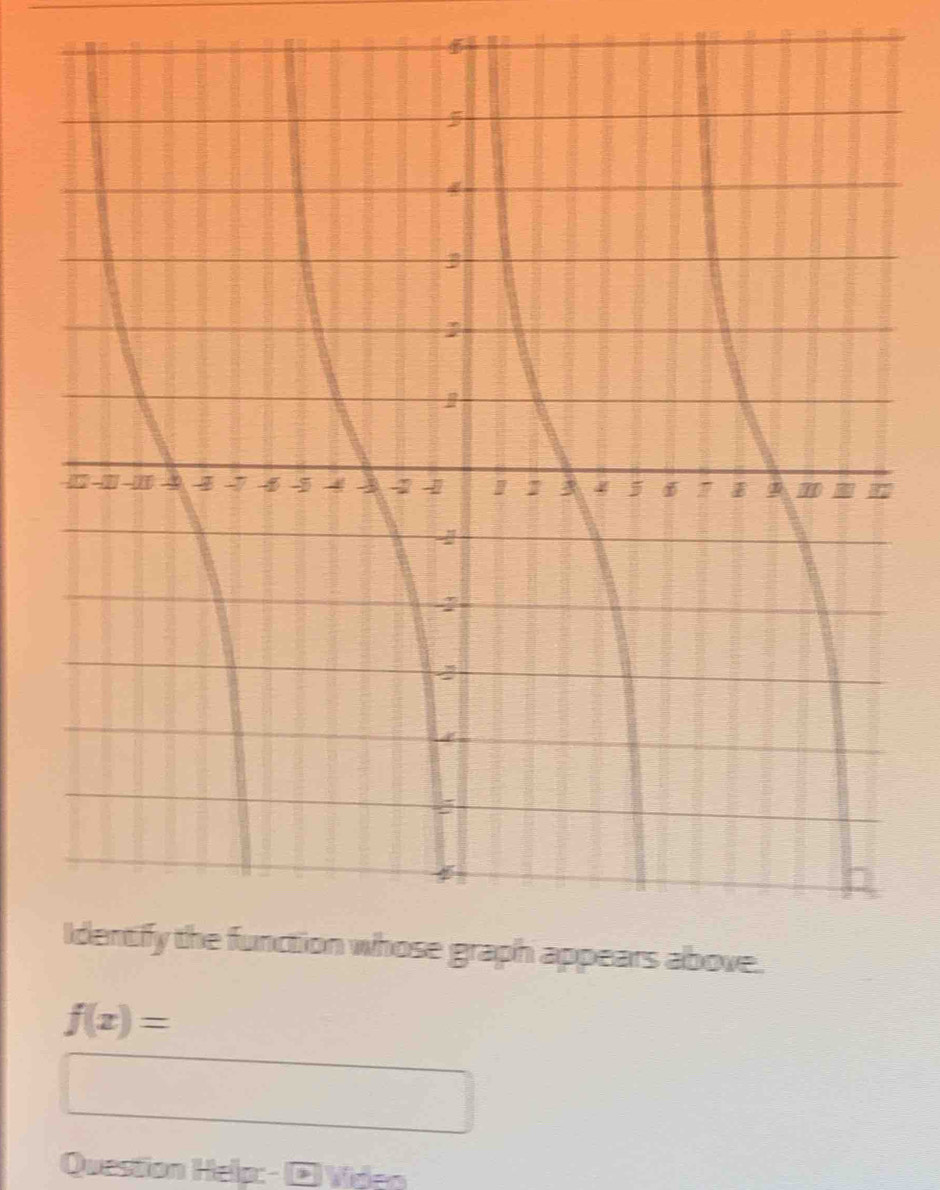 5
f(x)=
Question Help: