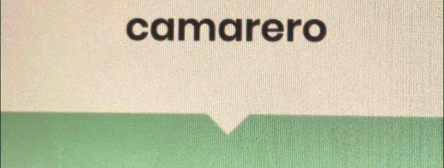 camarero