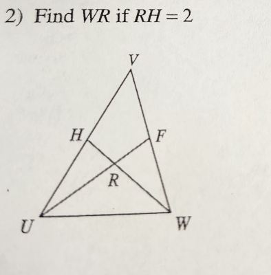 Find WR if RH=2