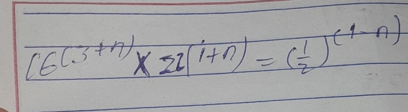 [6^((3+n))* 2l^((1+n))=( 1/2 )^(1-n)