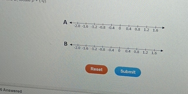 p+(-q). 
Reset Submit 
6 Answered