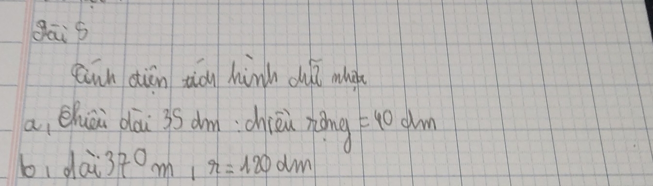 gāi s 
Qun diān tiǒu hinh cu mhnh 
a, Qhuāi dāi ió dm: chién nòng =40dm
bi dai 37°m, r=120cm