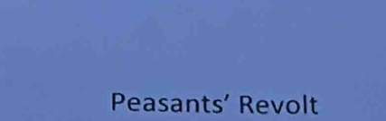 Peasants' Revolt