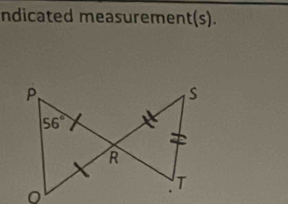 ndicated measuremen t(s).