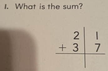 What is the sum?