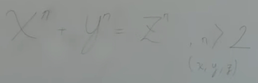 x^n+y^n=z^n ,n>2
(x,y,z)