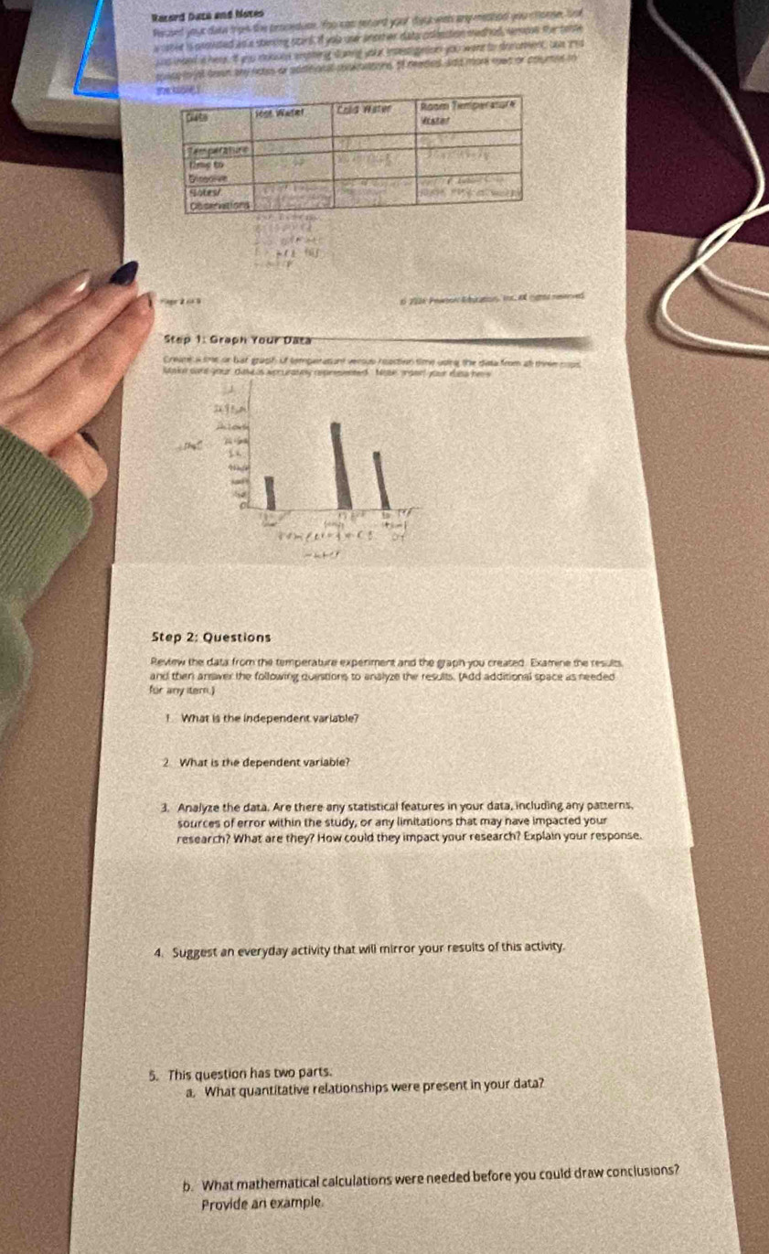 Solved: Ratord Data and Notes Reused your dats triges the proceduse ...