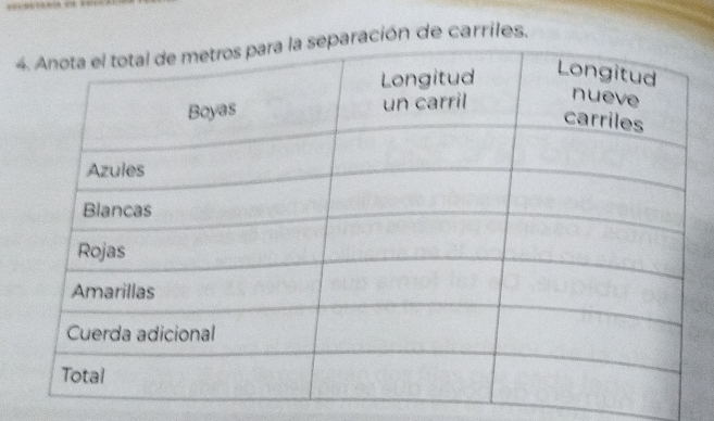 4ión de carriles.