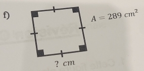 A=289cm^2