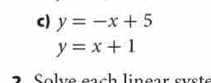 y=-x+5
y=x+1
ol