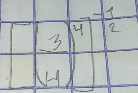  3/4 )^(frac 4^(1)^2)