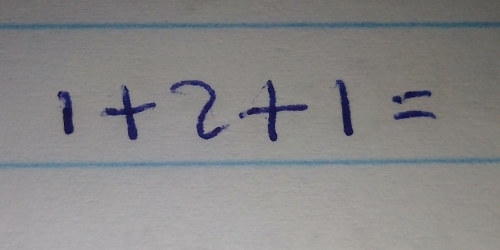 1+2+1=