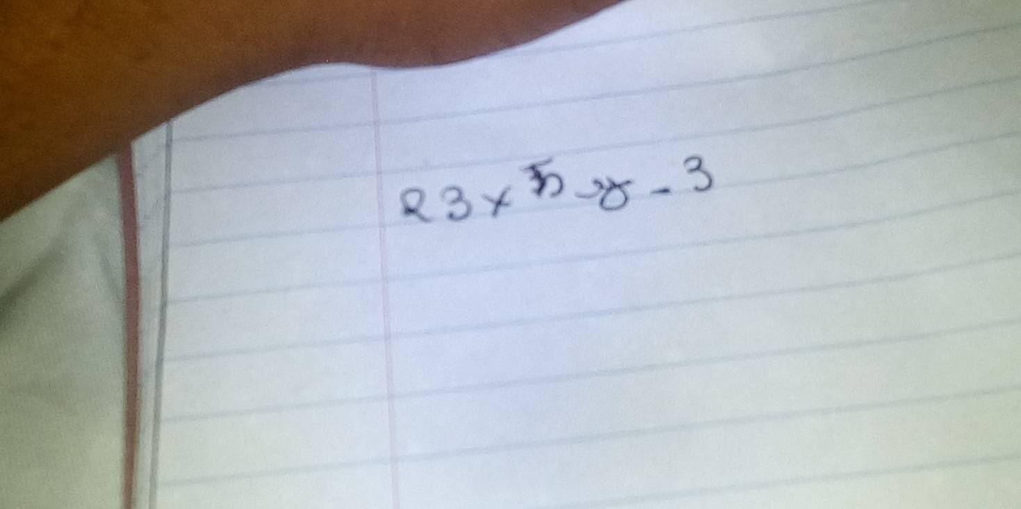 23x^5-2x-3