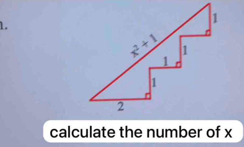 calculate the number of x