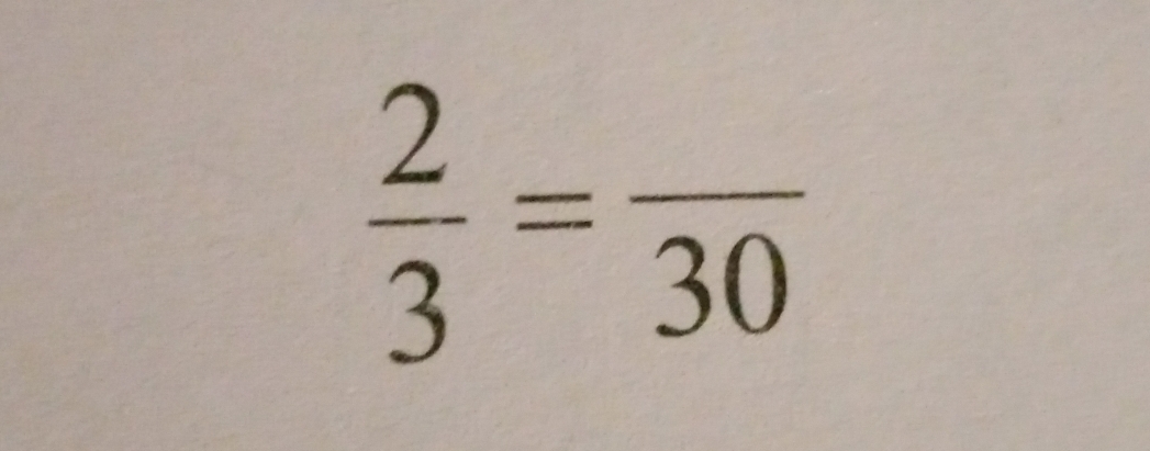  2/3 =frac 30