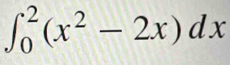 ∈t _0^(2(x^2)-2x)dx