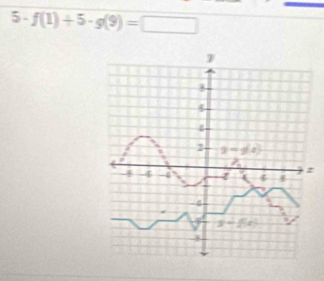 5-f(1)+5-g(9)=□