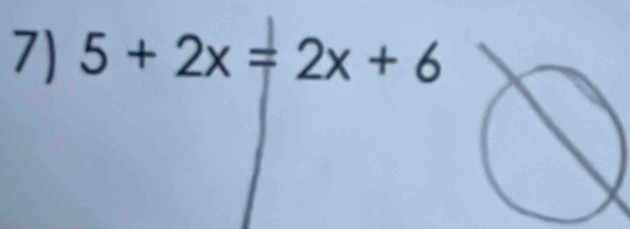 5+2x=2x+6