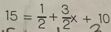 15= 2+÷ +,10