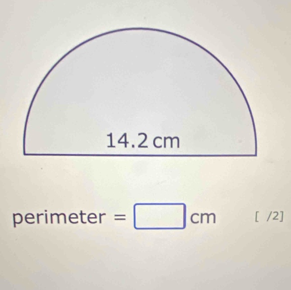 perir meter=□ cm [ /2]