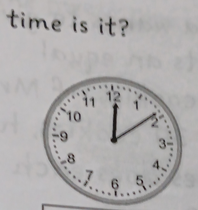 time is it?