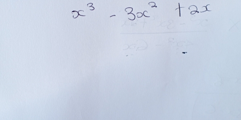 x^3-3x^2+2x