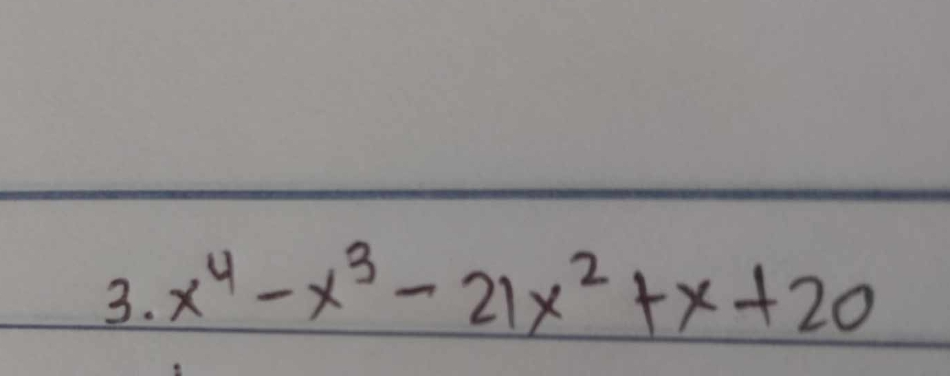 x^4-x^3-21x^2+x+20