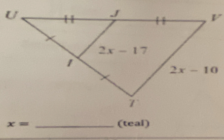 18°
x= _(teal)