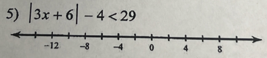 |3x+6|-4<29</tex>