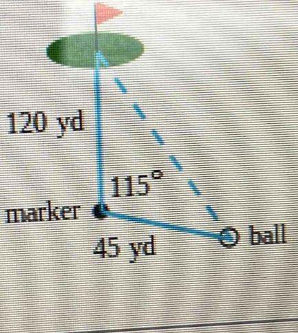 120 yd
marker
l