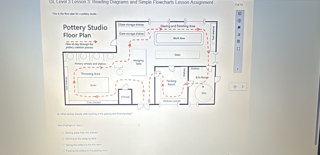 Solved: GL Level 3 Lesson 3: Reading Diagrams and Simple Flowcharts ...