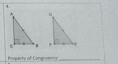 A . 

Property of Congruency:_