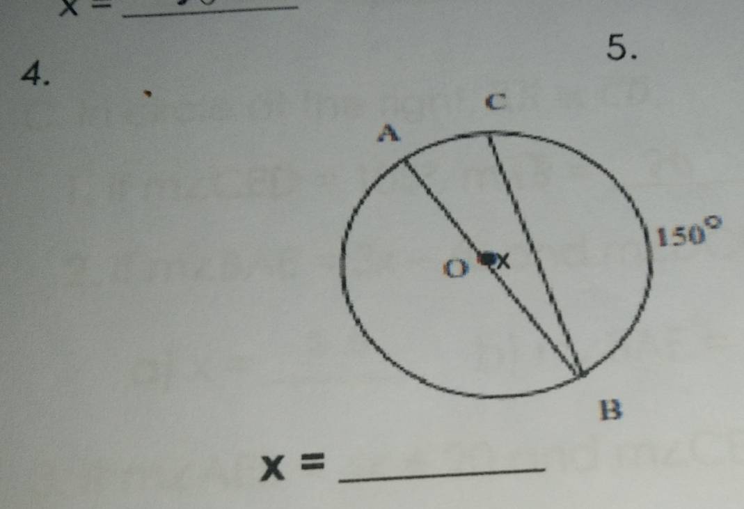 x=
5.
4.
x= _